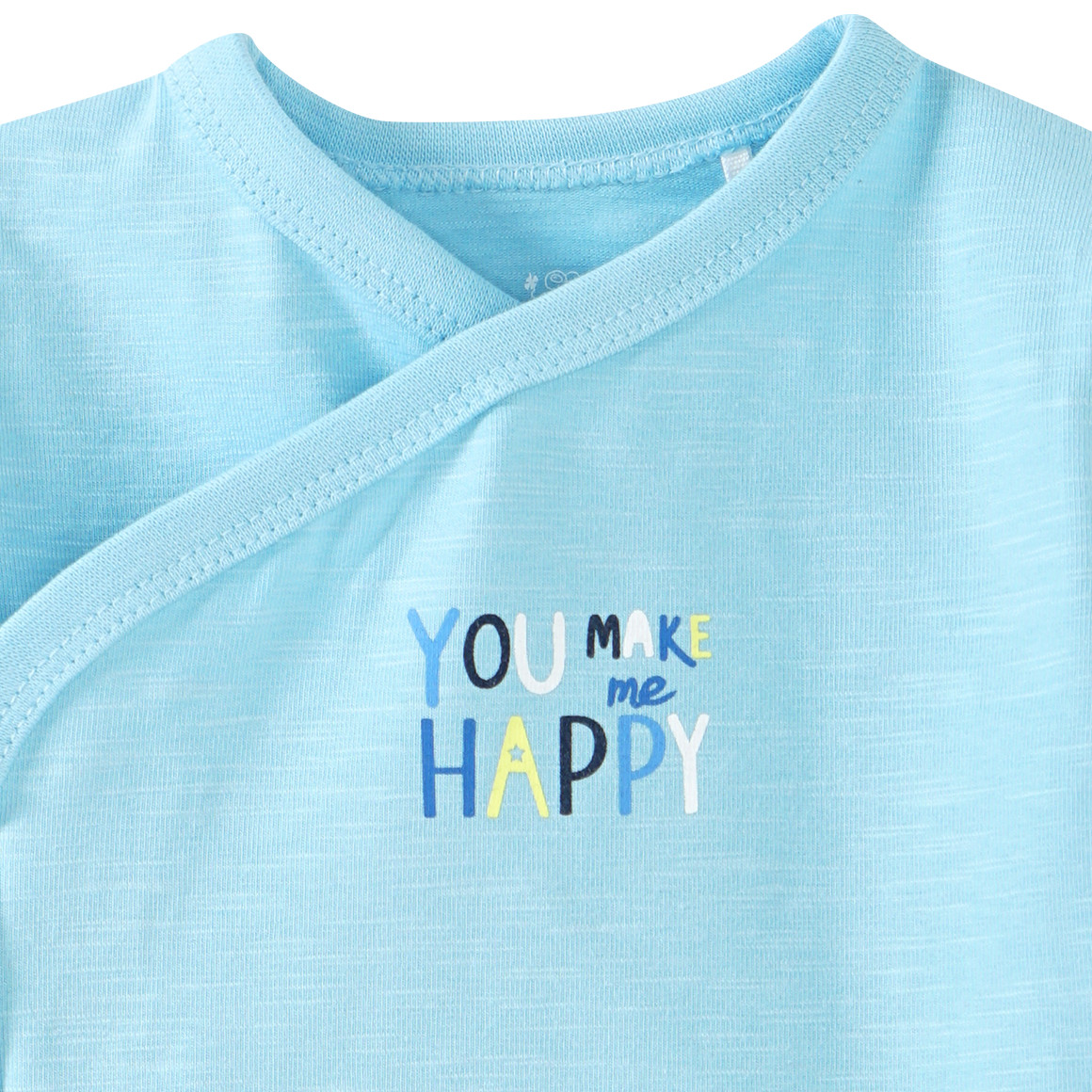 Newborn Wickelbody mit Text