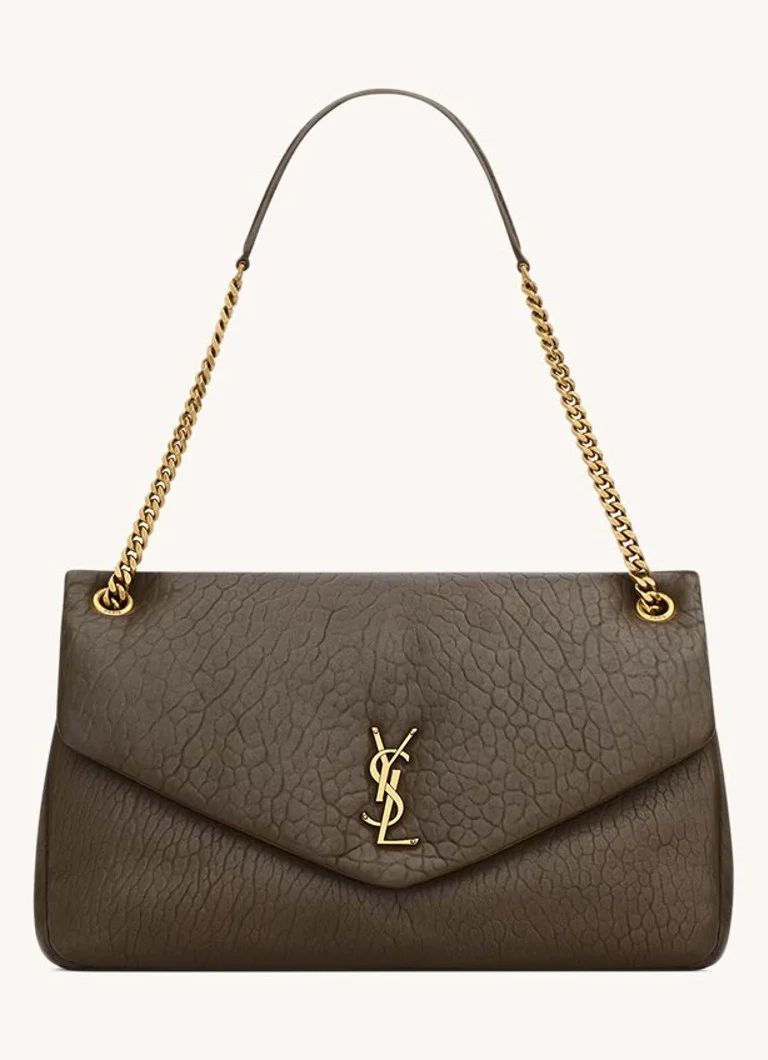 Geantă mare Saint Laurent Calypso din piele de miel