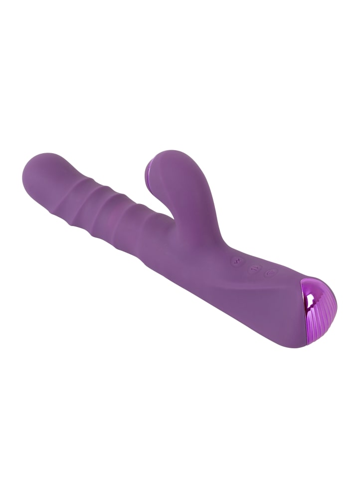 Javida Rabbitvibrator 3 Function Rabbit Vibrator in lila günstig kaufen 24 cm