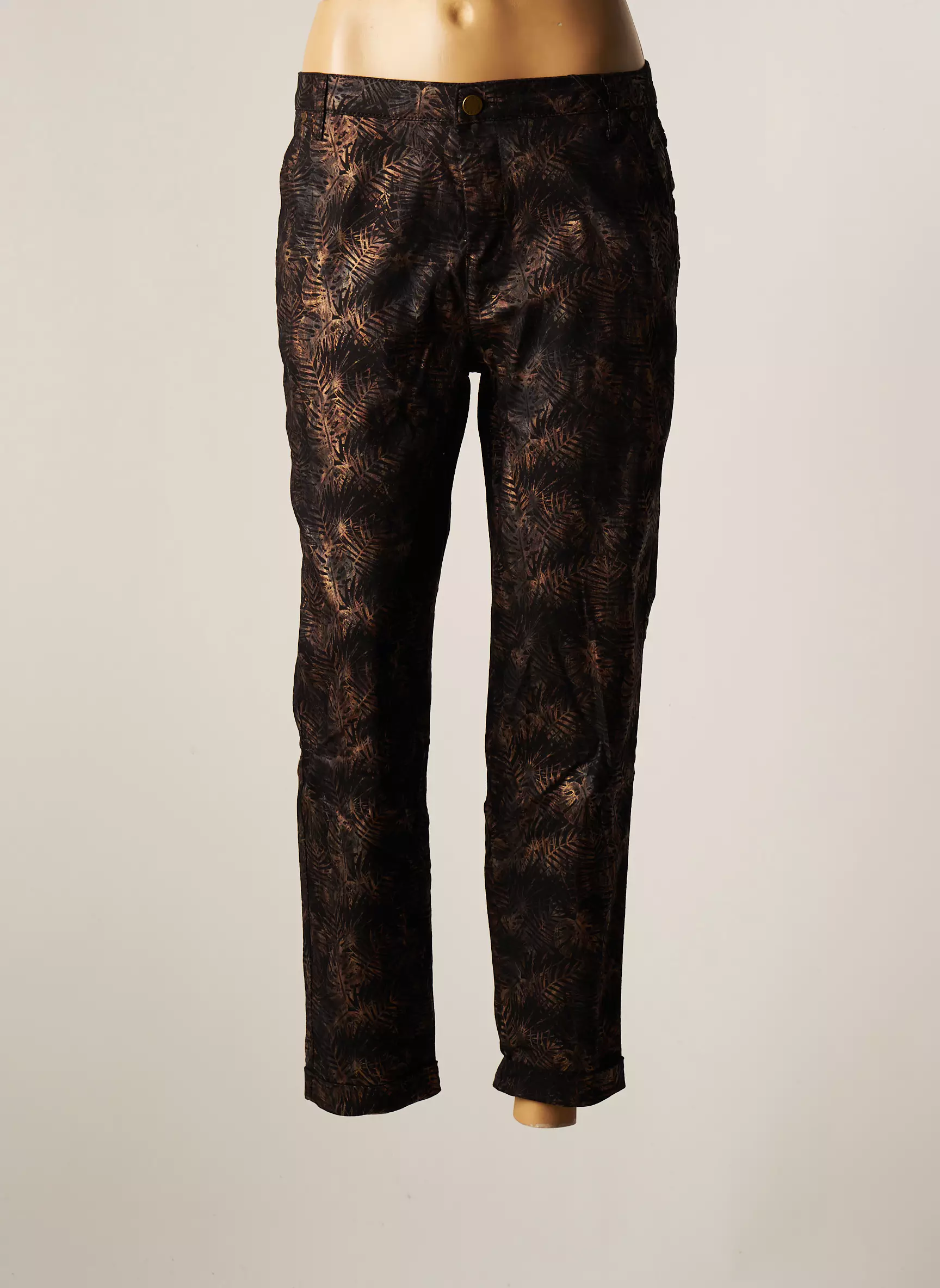 Eva Kayan Pantalon7 8 Femme couleur noir