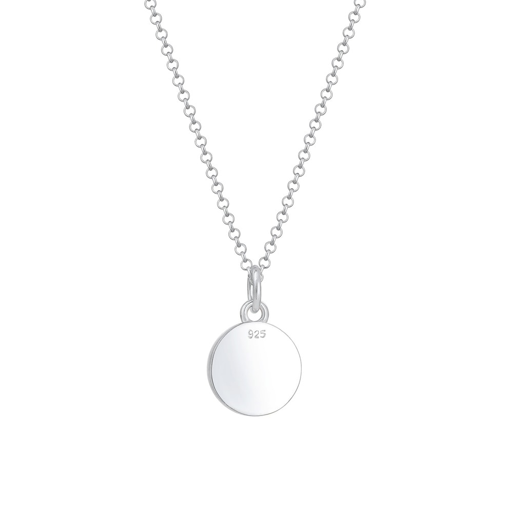 Elli Elli Collier Lettre A Pendentif Basic Collier Femme - (925/1000) Argent Bijoux