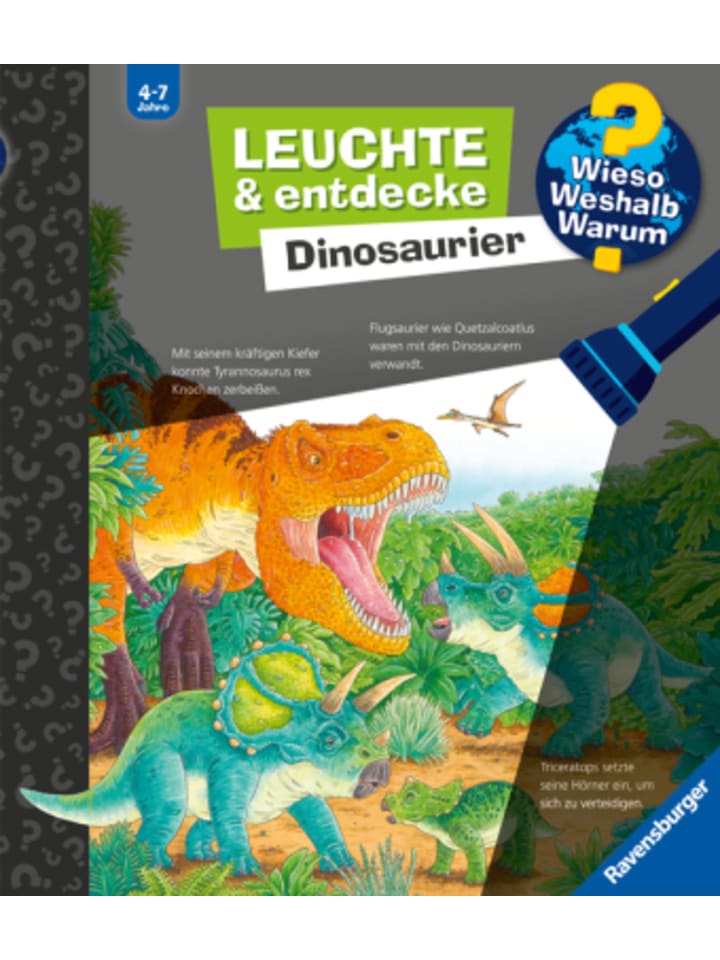 Ravensburger Verlag GmbH Buch - Wieso? Weshalb? Warum? Leuchte und entdecke - Dinosaurier günstig kaufen onesize