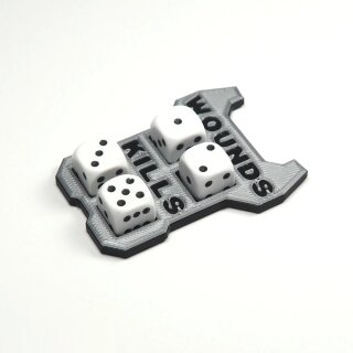 Chaos Knight Pro Token (Wounds & Kills)
