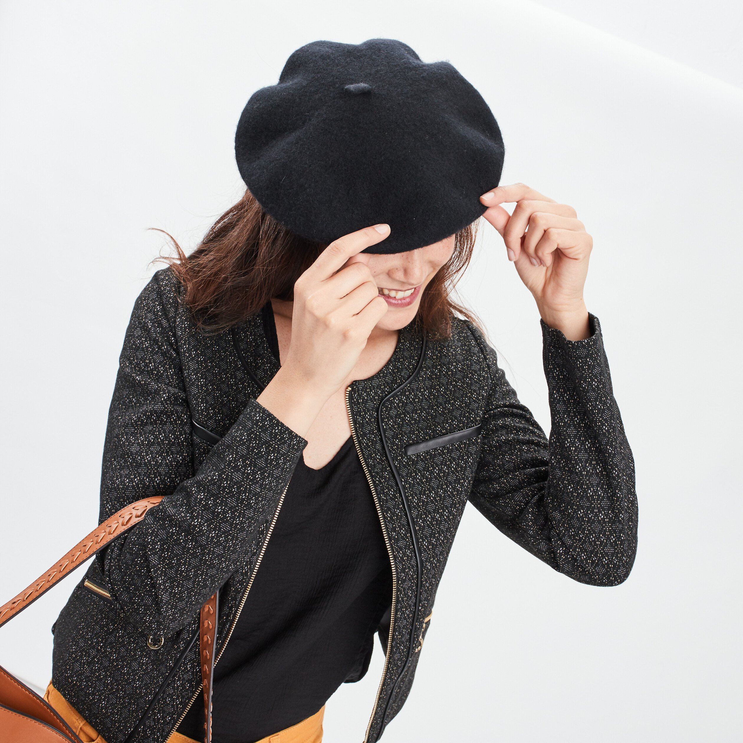 Béret noir femme | La Halle