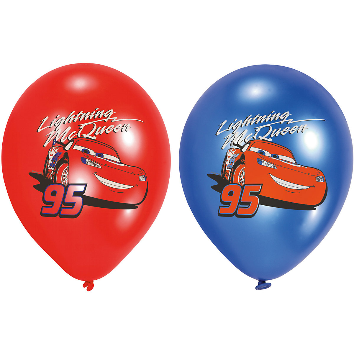 Latexballons Cars 27,5 cm, 6er Pack