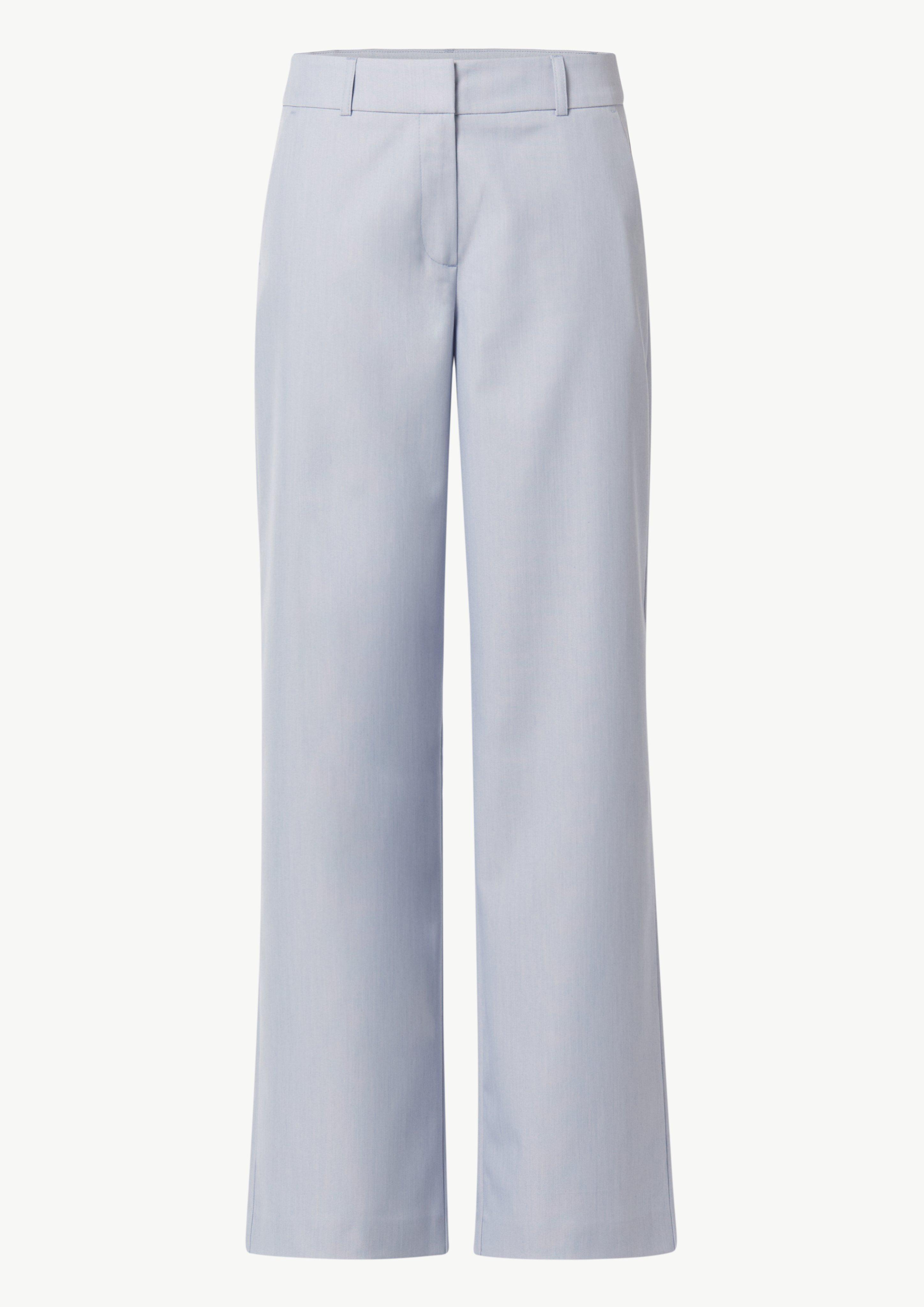 Marlenehose aus Lyocell - hellblau