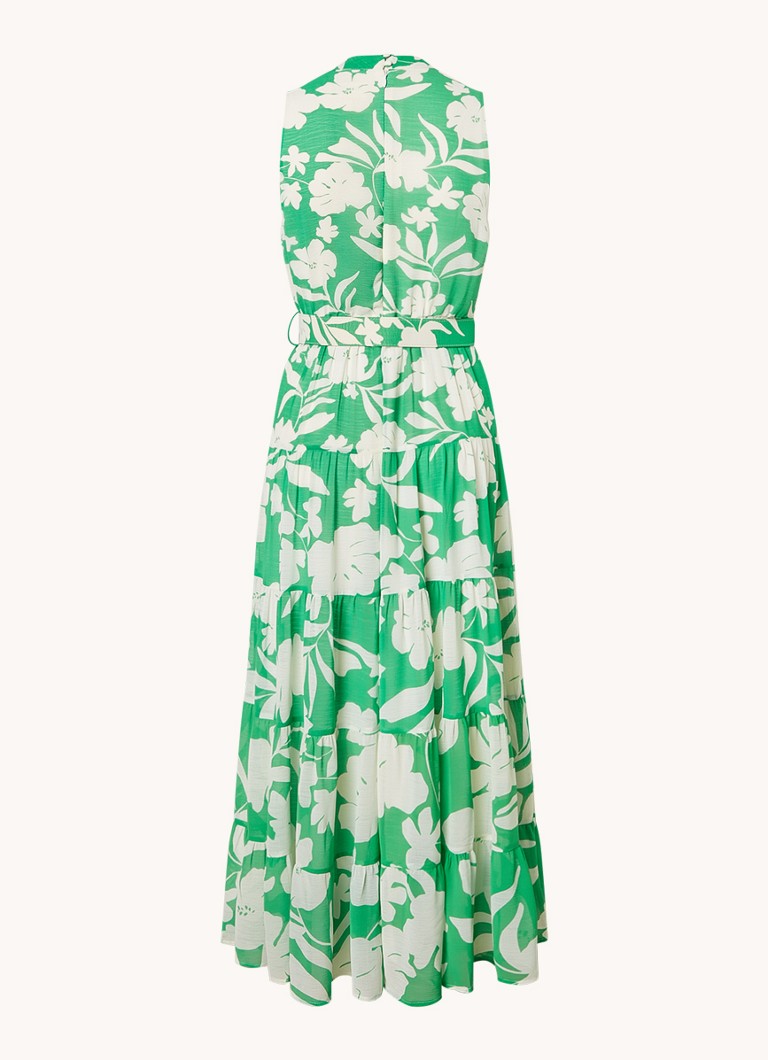 Φόρεμα μάξι με ζώνη και φλοράλ print Petite Kara Phase Eight
