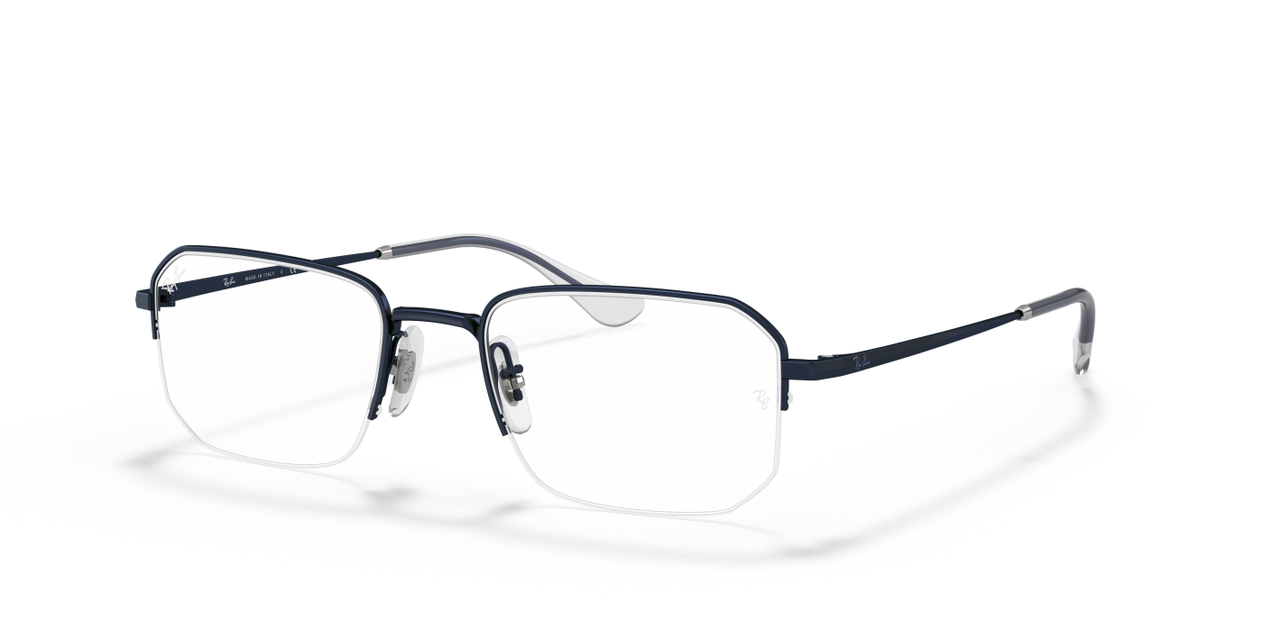 RB6449 OPTICS - Albastru transparent, nisipos mat