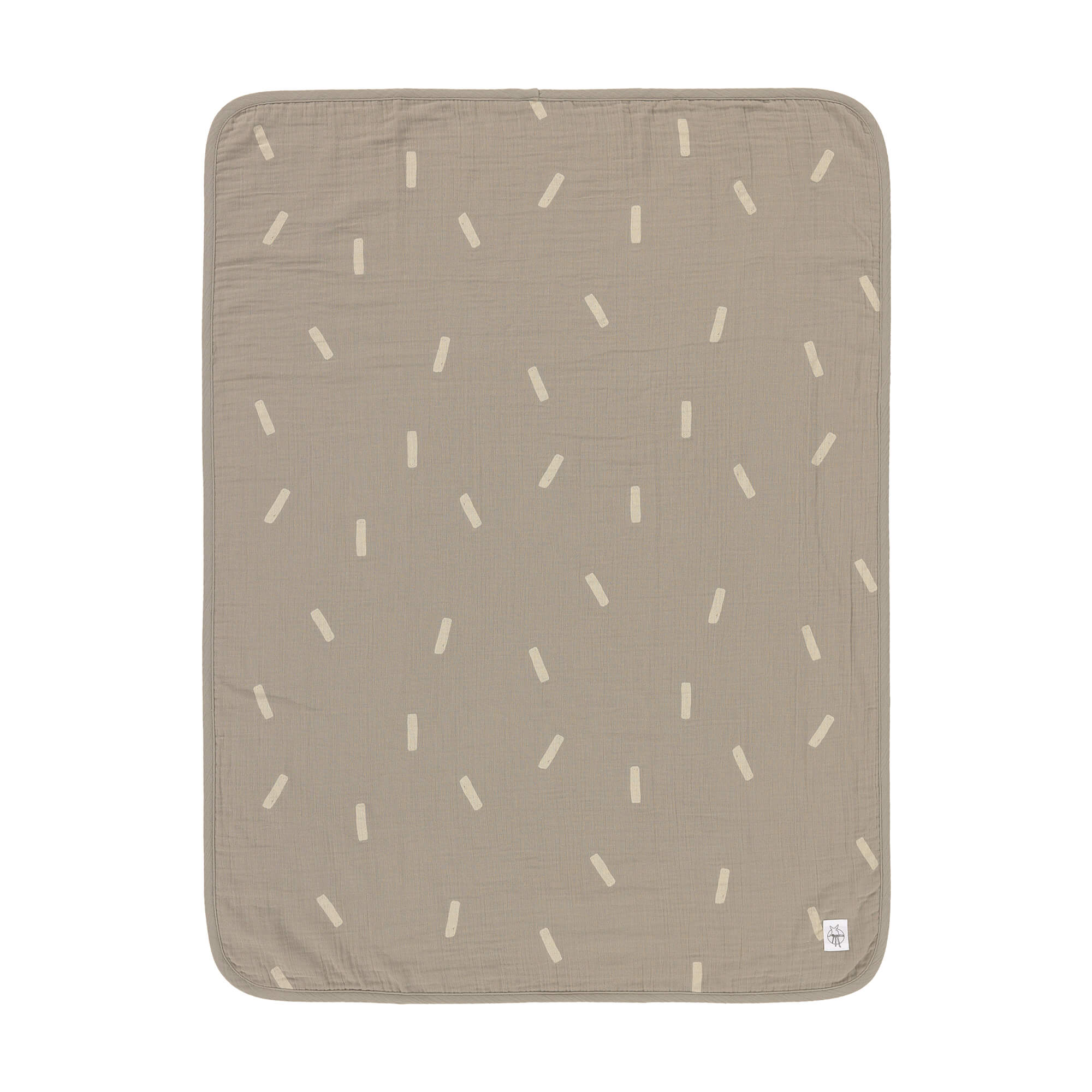 Babydecke - Bio Baumwolle, Speckles Olive