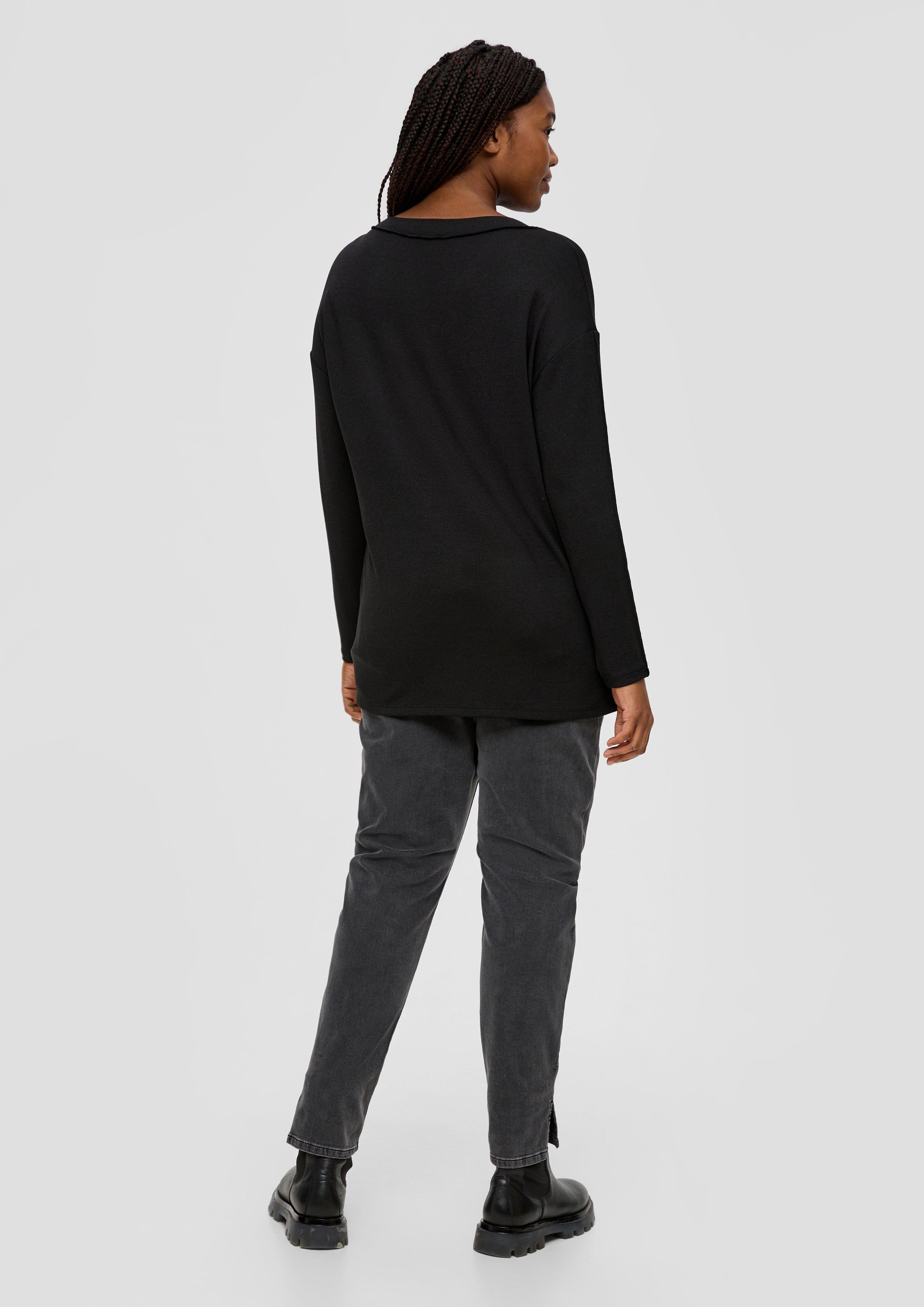 Longsleeve in Strick-Optik  2139148-9999