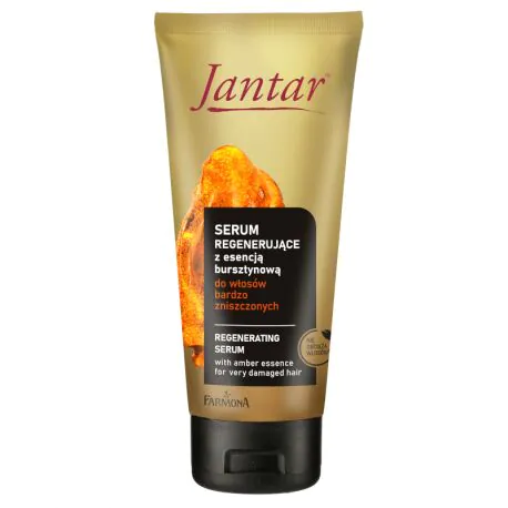 Jantar serumas su gintaro esencija, regeneruojantis pažeistus plaukus 100 ml