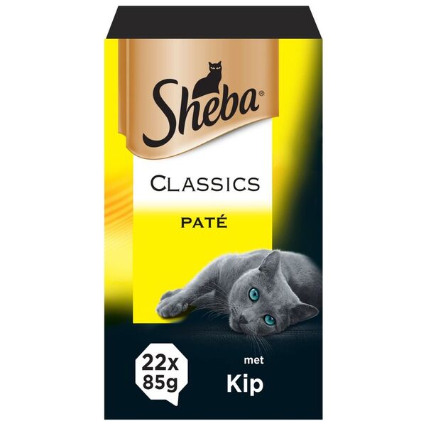 Sheba Pate with Chicken Wet Cat Food 22 pieces
