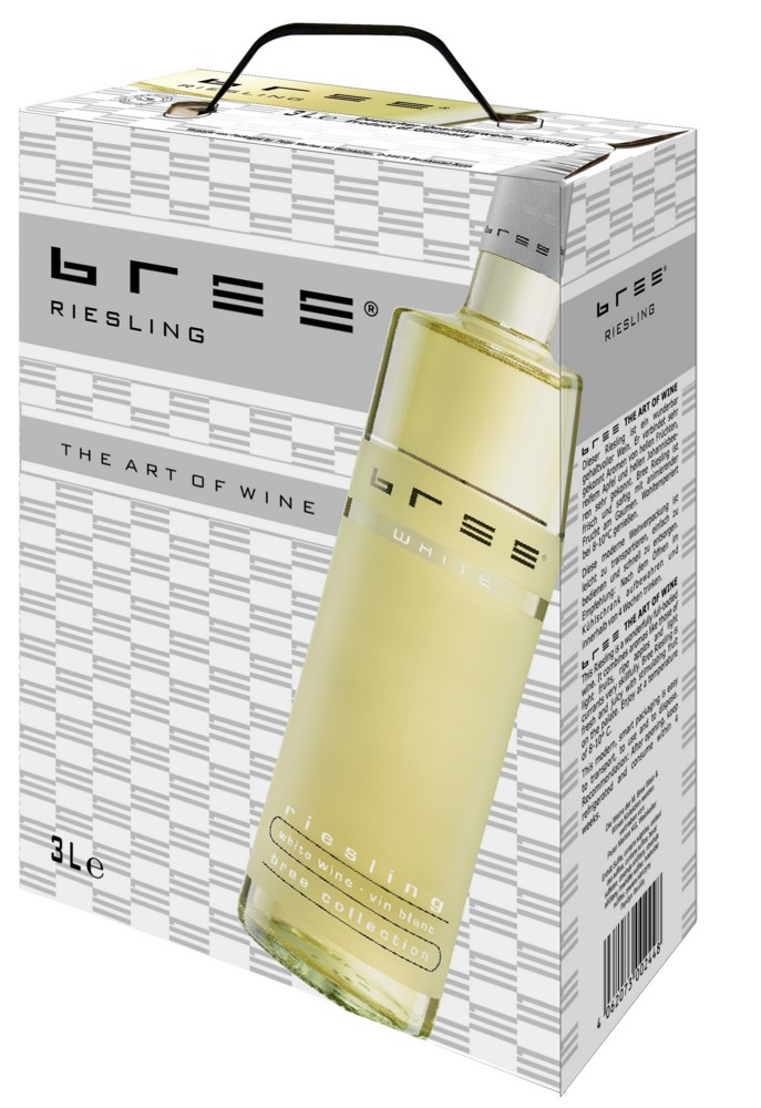 Bree Riesling Qualitätswein feinherb 3,0 l Bag in Box