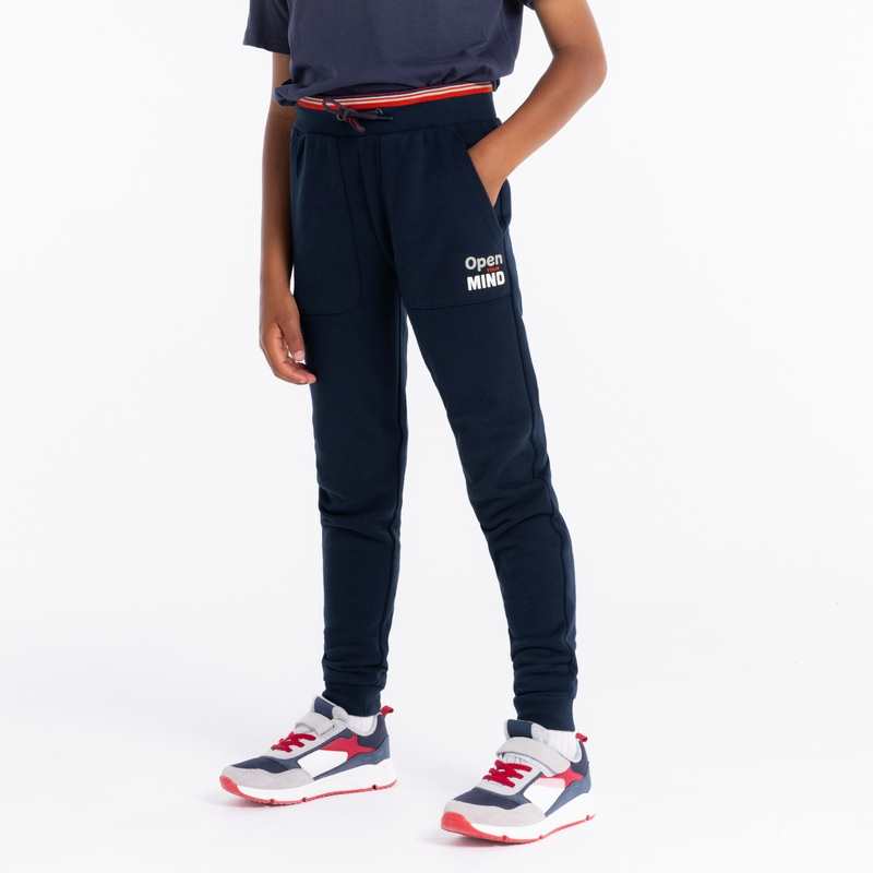 Pantalon de jogging en molleton bleu garçon