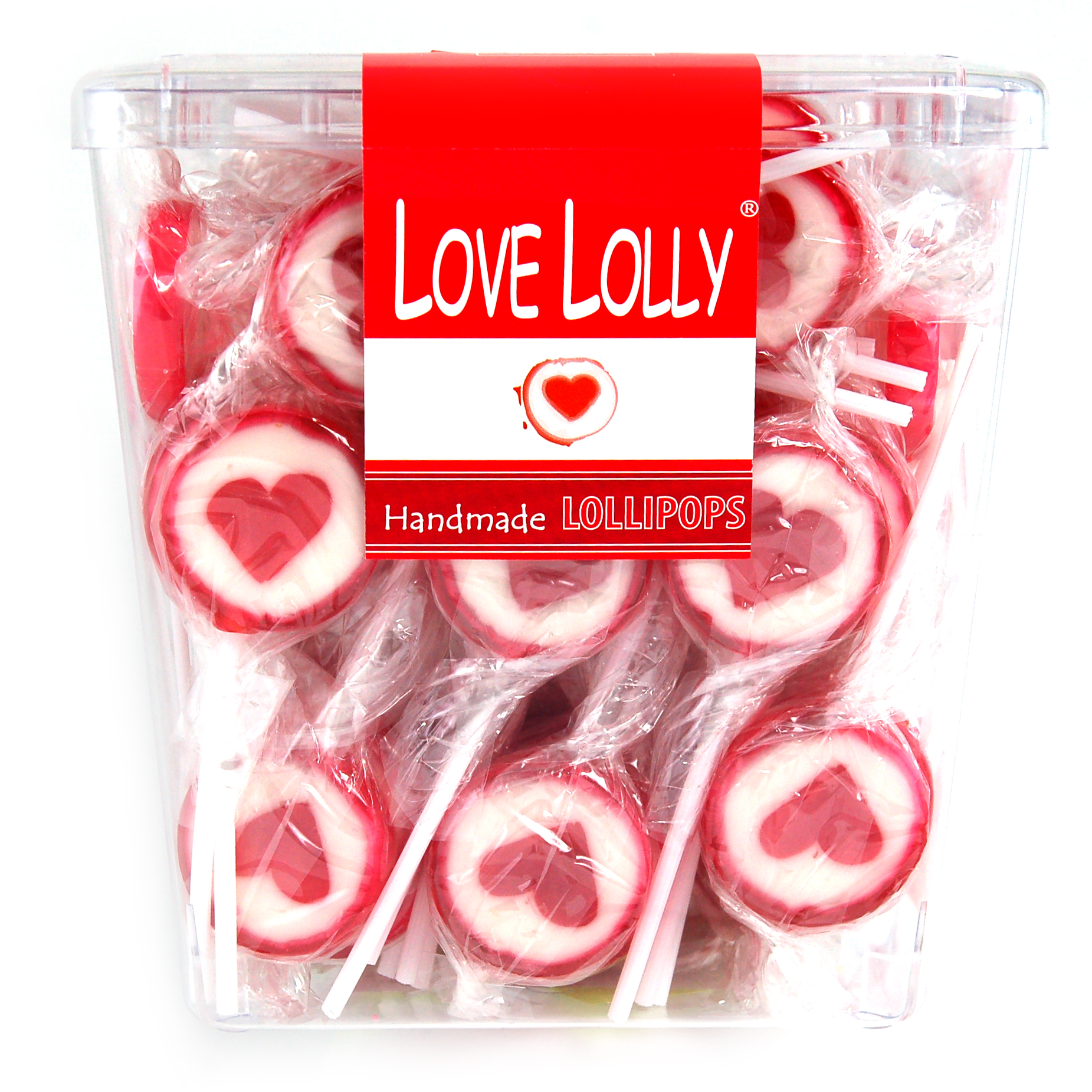 Amore Sweets Rocks Love Lolly Herz rot 100×10g