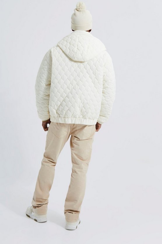 Steppjacke mit Kapuze
