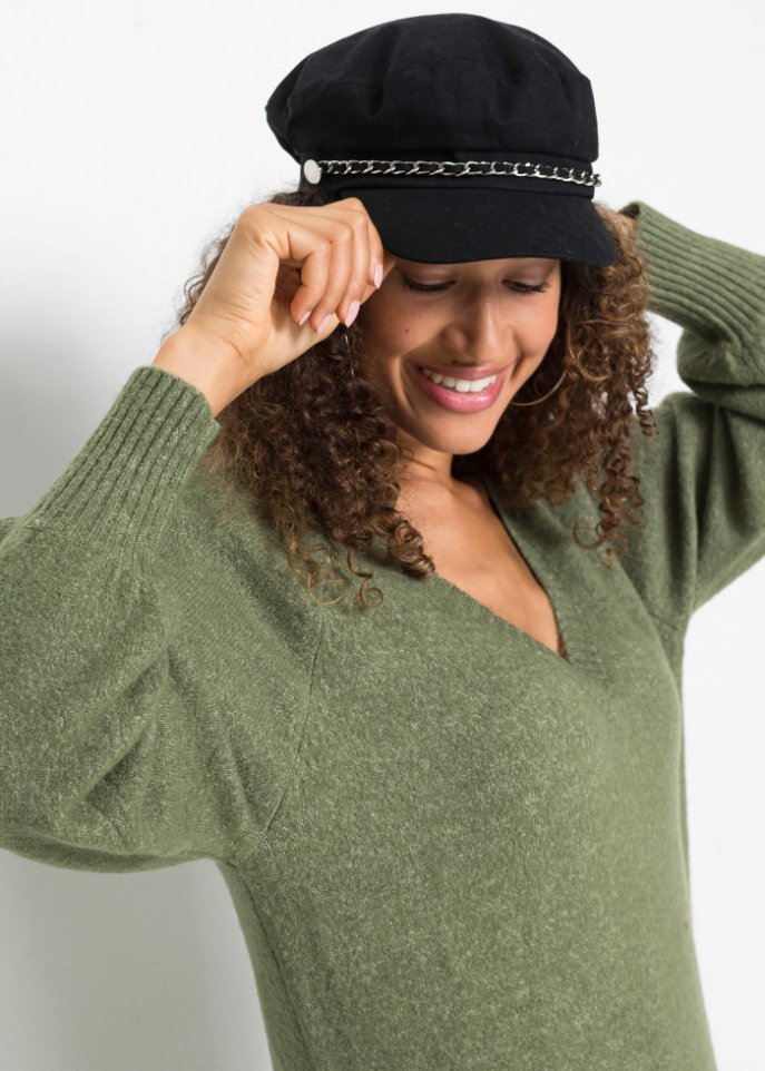 Oversized Strickkleid