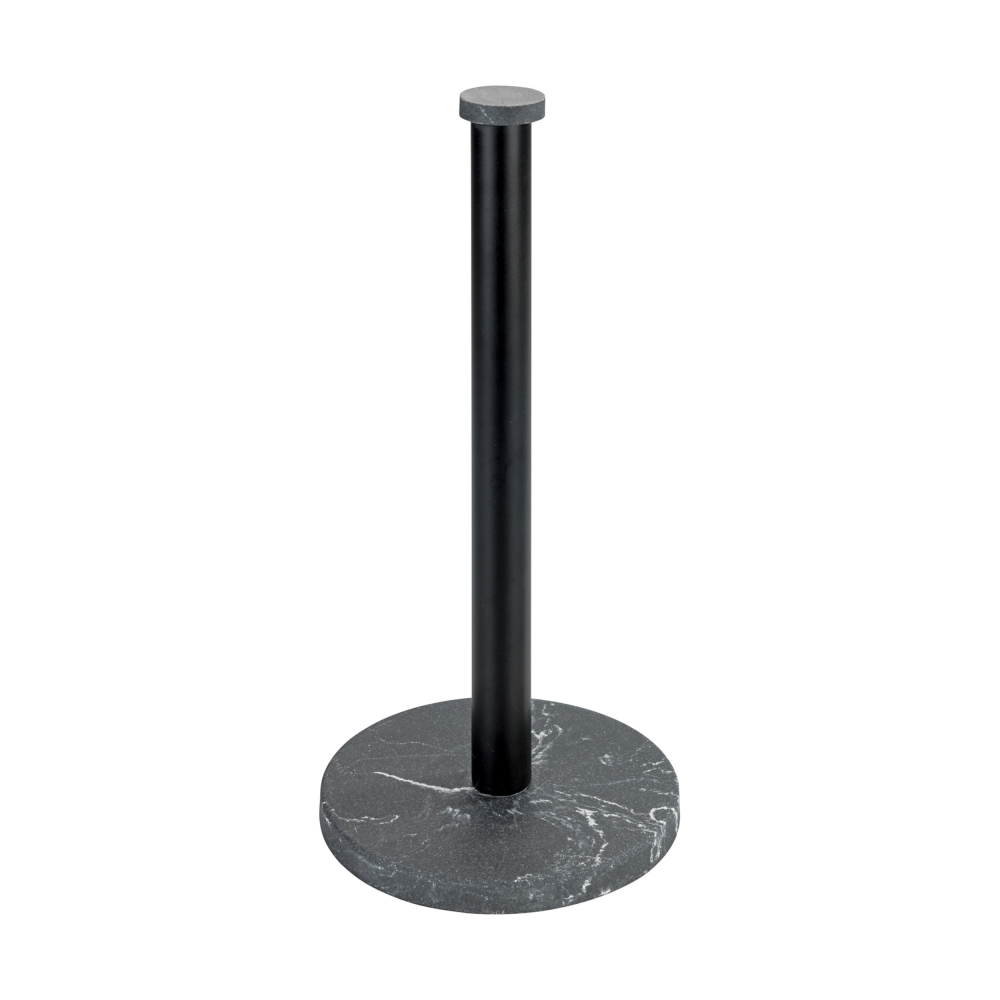 Küchenrollenhalter Marmor schwarz