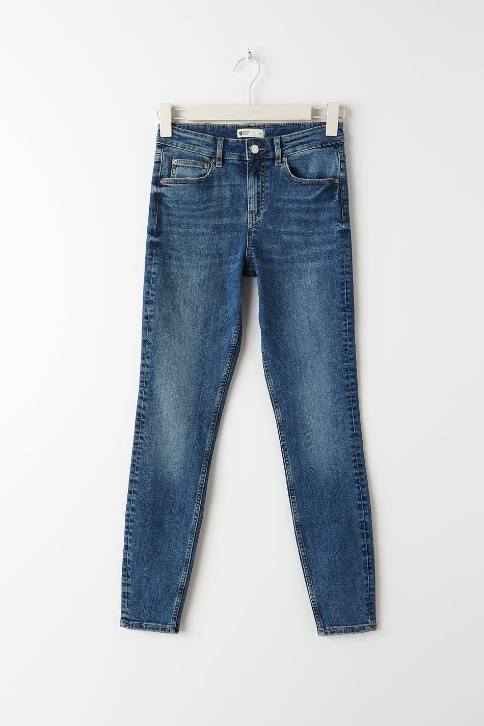 Mid waist skinny jeans