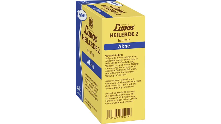 Luvos Heilerde 2 hautfein Pulver 480 g