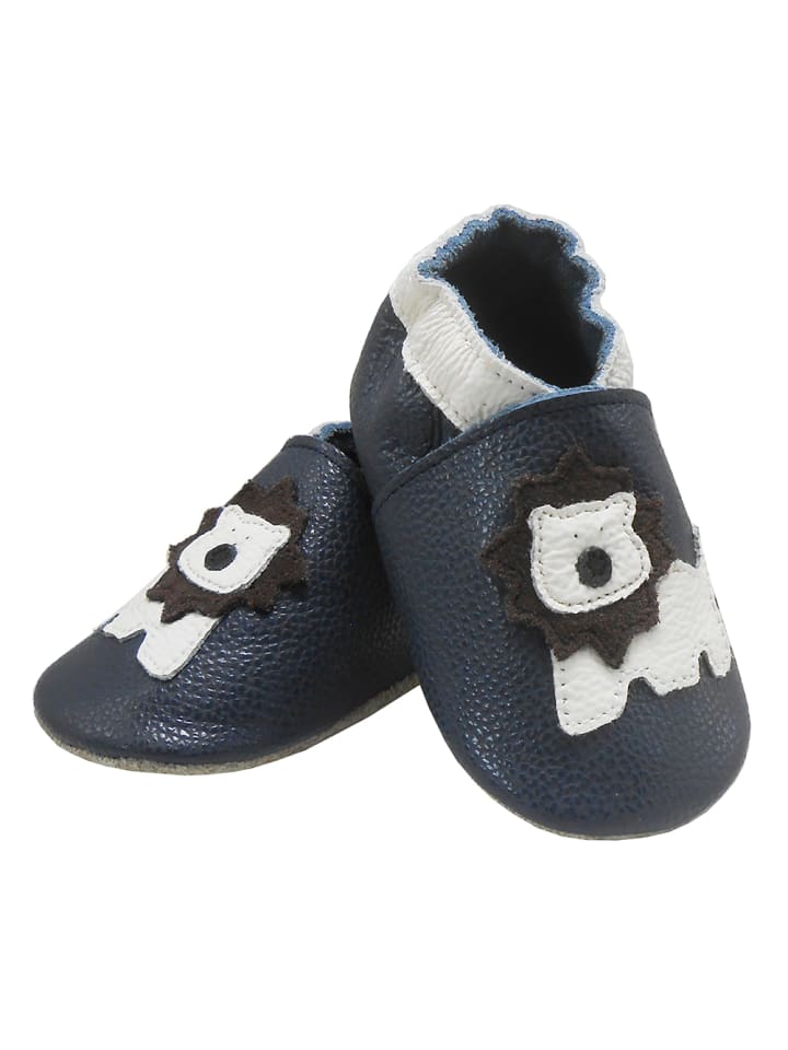 Yalion Leder-Krabbelschuhe 