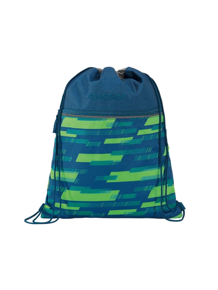 Coocazoo Sportbeutel Lime Stripe in Blau/Grün günstig kaufen onesize