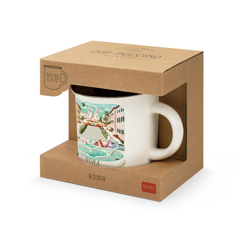 Porcelánový hrnček - Cup-Puccino - Kolekcia svetových miest
