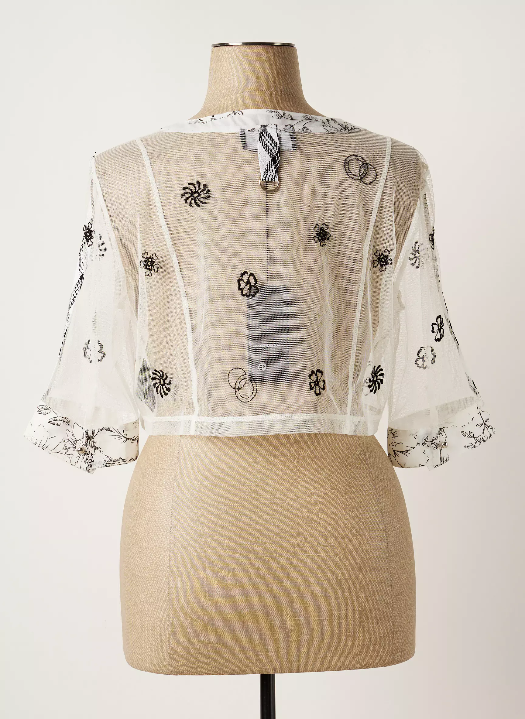 Leslie Boleros Femme couleur blanc