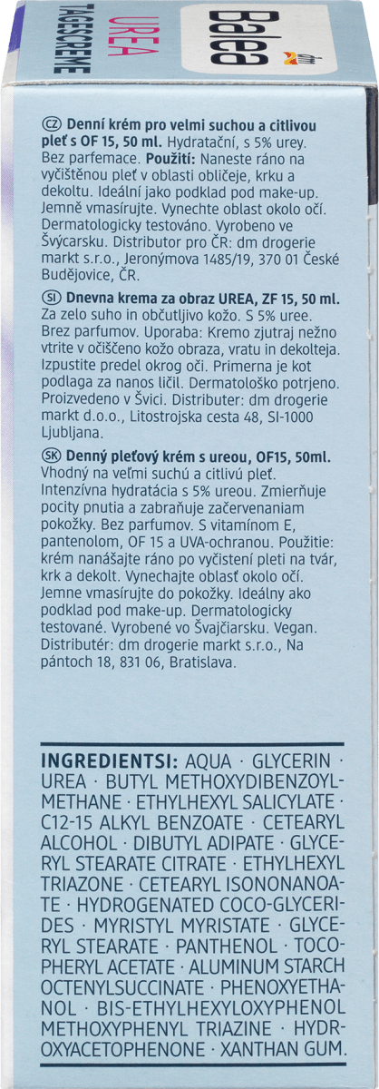 Gesichtscreme 5% Urea LSF 15, 50 ml
