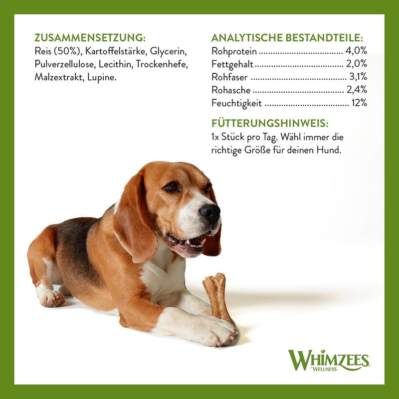 Whimzees by Wellness Ricebones