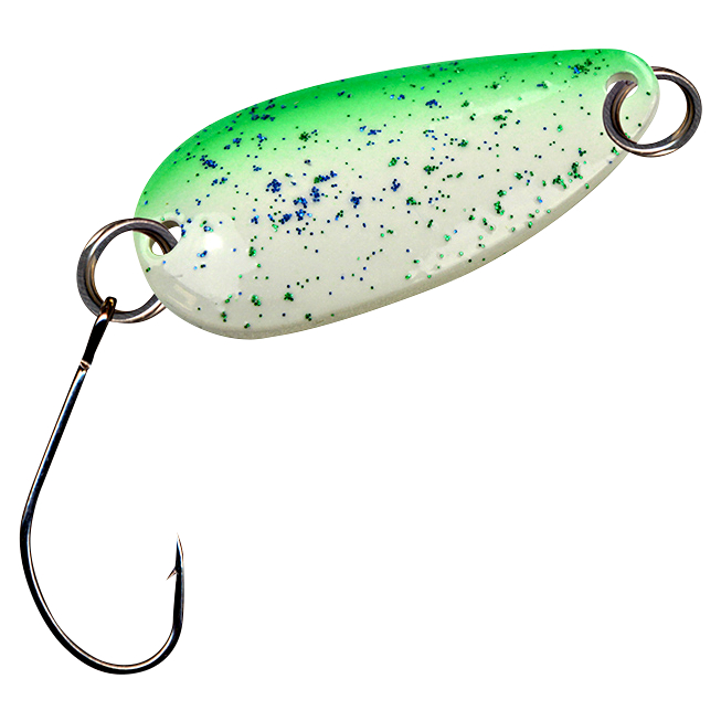 FTM Trout Spoon Bee (Grün/Weiß, Silber UV)
