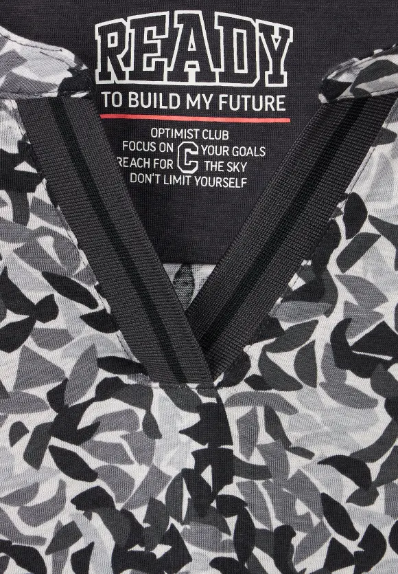 CECIL Tunikashirt mit Minimalprint