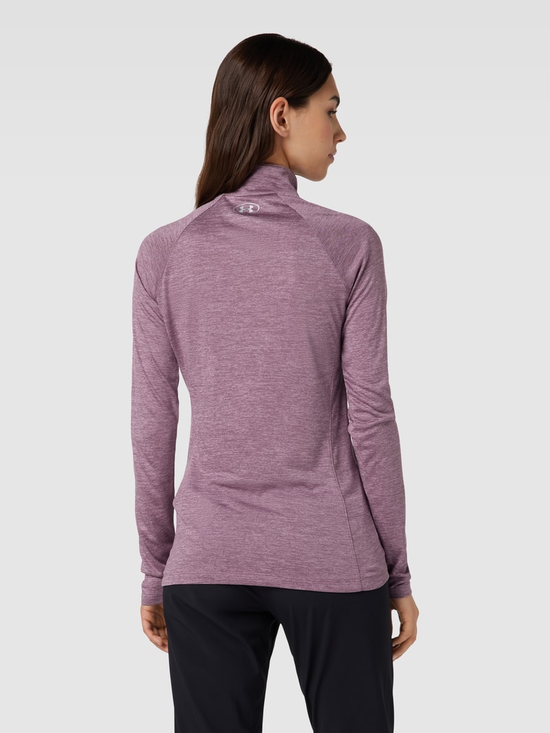 Longsleeve mit Label-Print in mauve