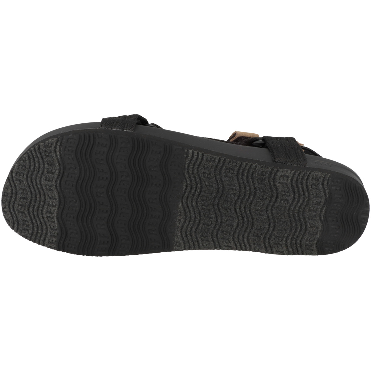 Reef Cushion Rem Sandale schwarz