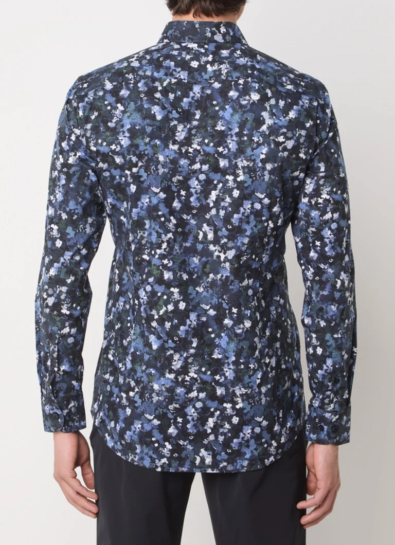 HUGO BOSS Hank slim fit košulja s cvjetnim printom