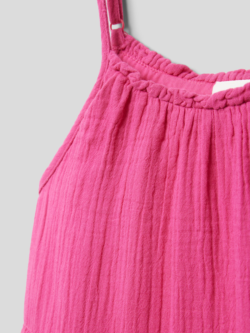 Kleid im Stufen-Look in pink