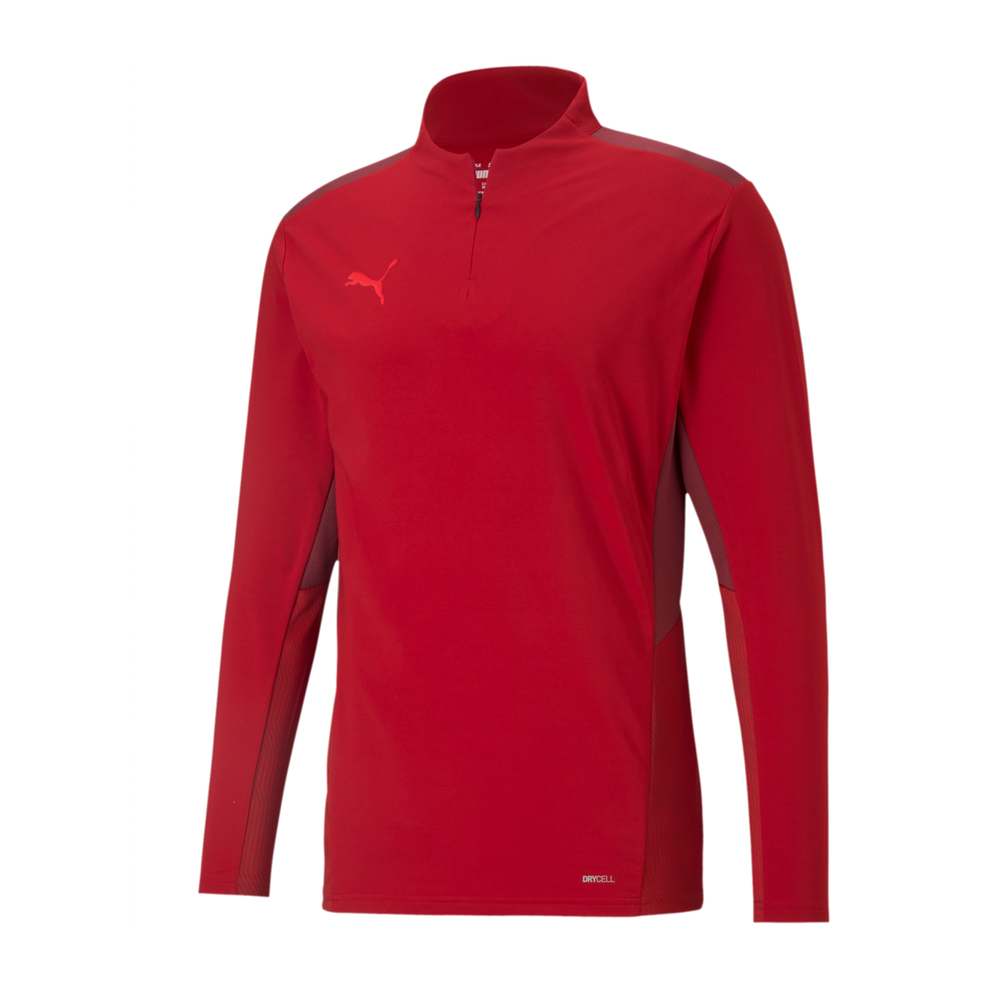 PUMA teamCUP HalfZip Sweatshirt Rot F01