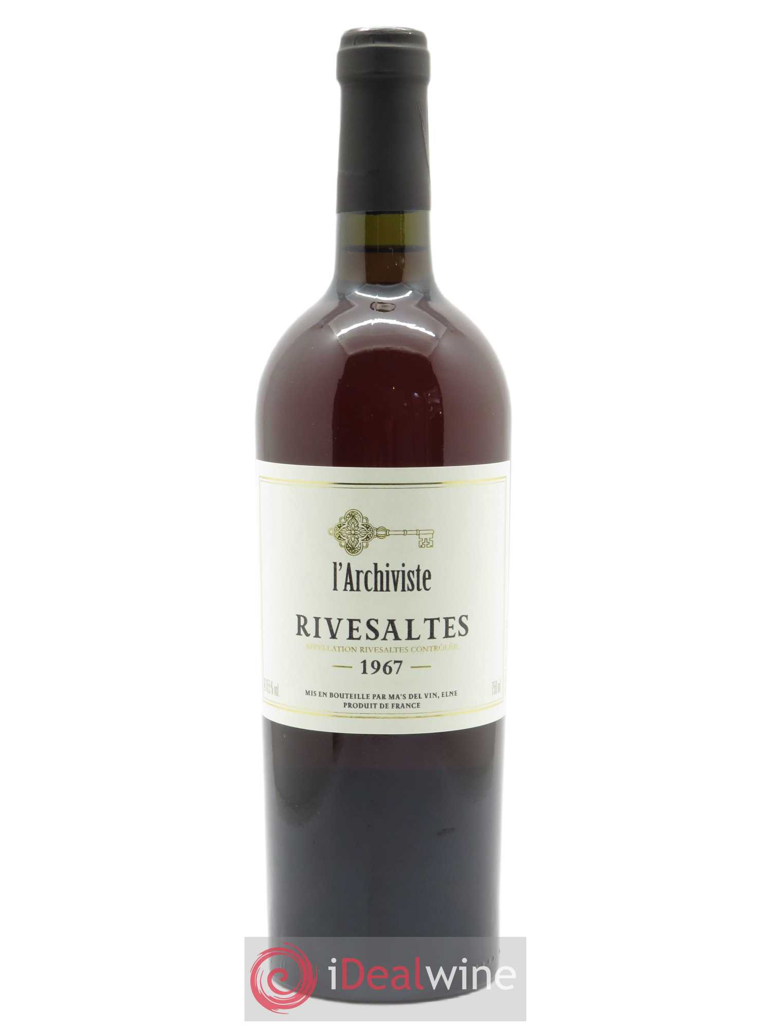 Rivesaltes L'Archiviste  1967 - Lot de 1 Bouteille