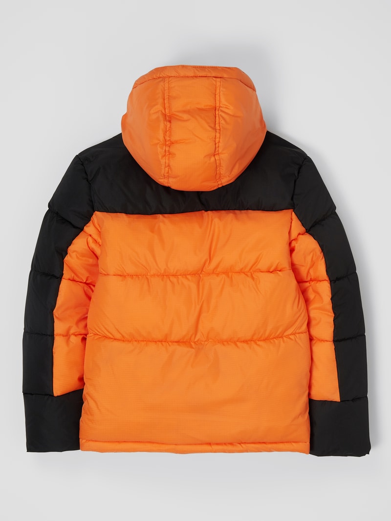 Steppjacke mit Kapuze Modell 'Toledo' in orange