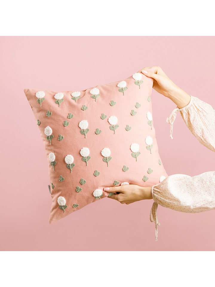 Homla Kissenhülle ''Wigal'' in Rosa - (L)45 x (B)45 cm günstig kaufen onesize