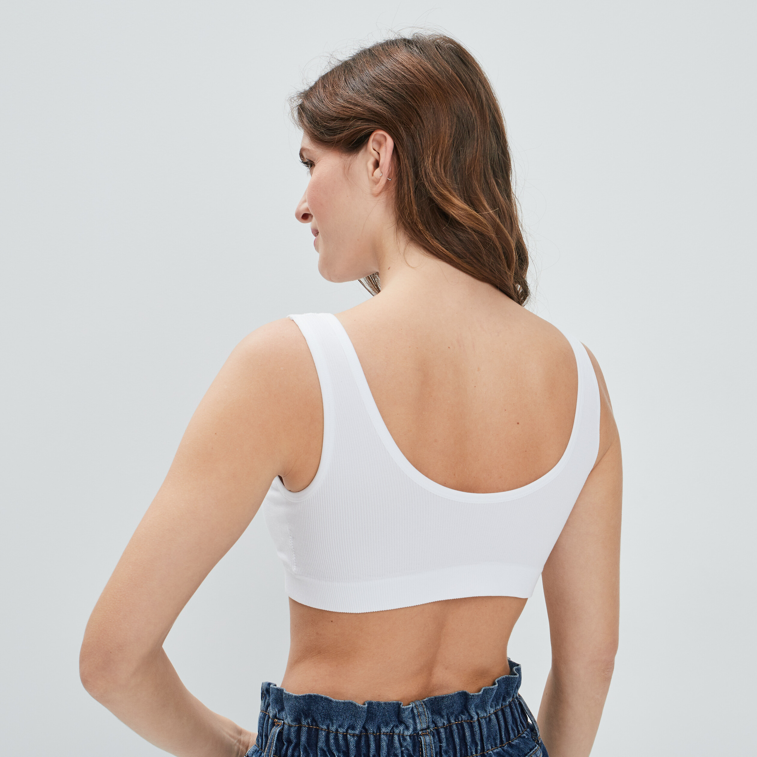 Soutien-gorge brassière blanc femme | La Halle