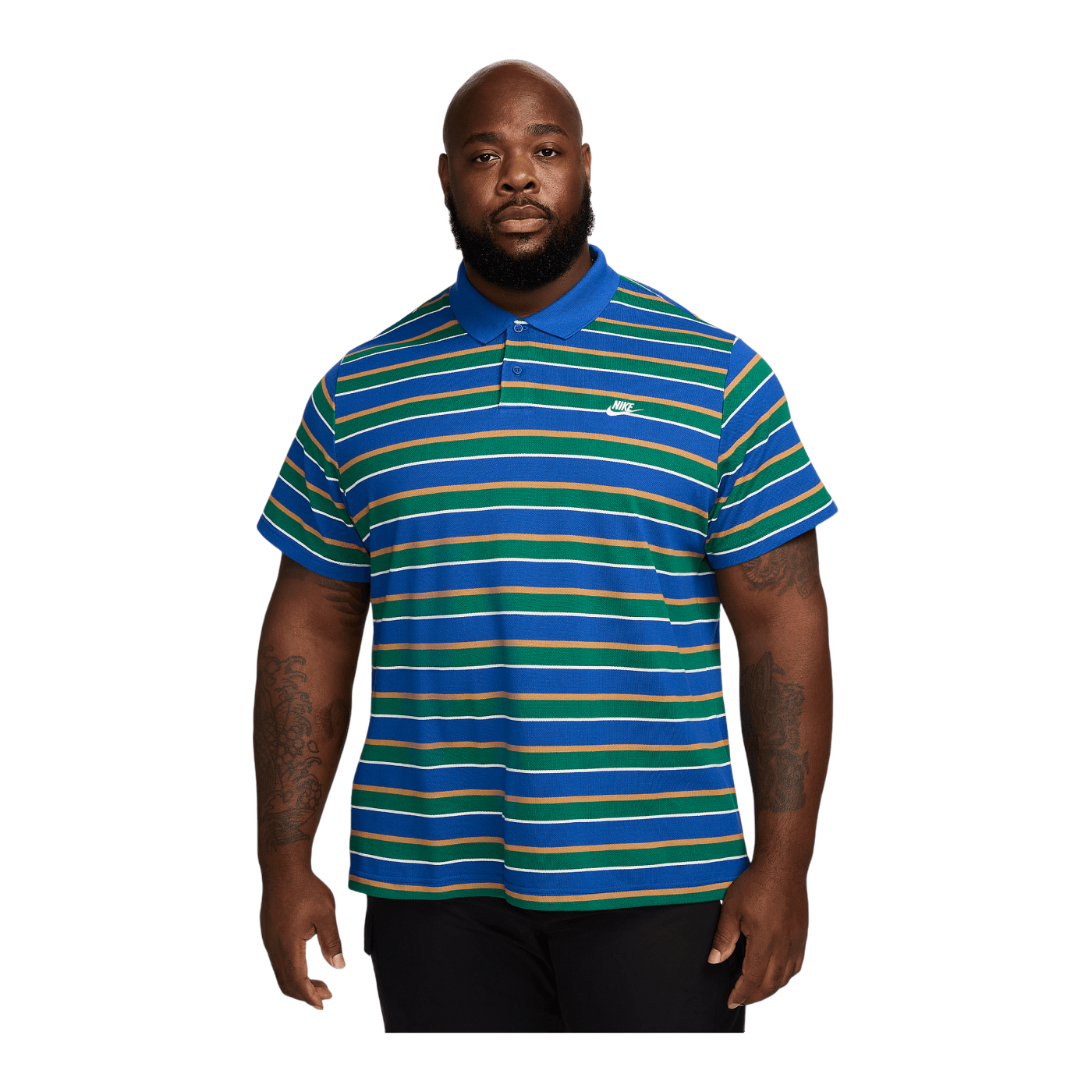 Nike Club Stripe Polo Blau F480