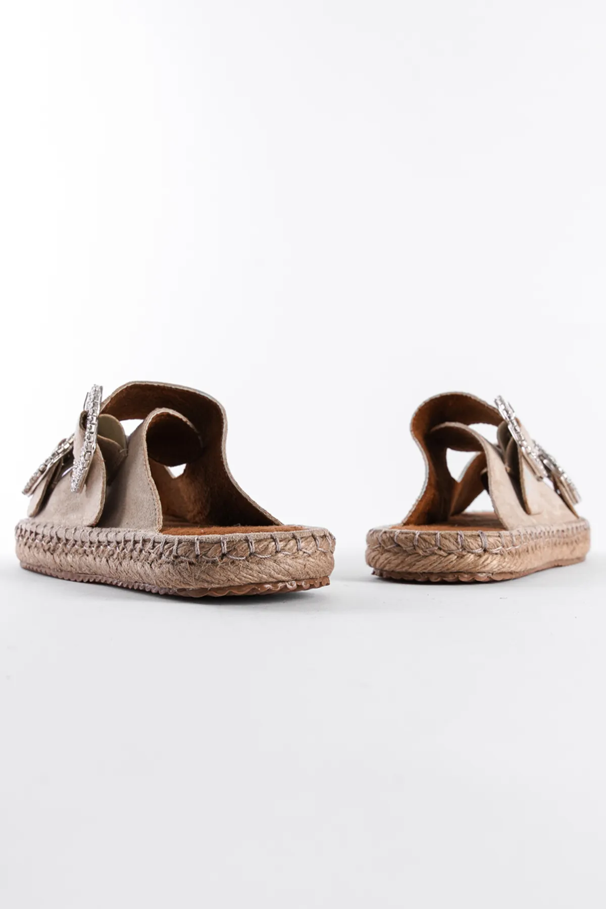 Capone Outfitters  Pantolette - Beige - Flacher Absatz