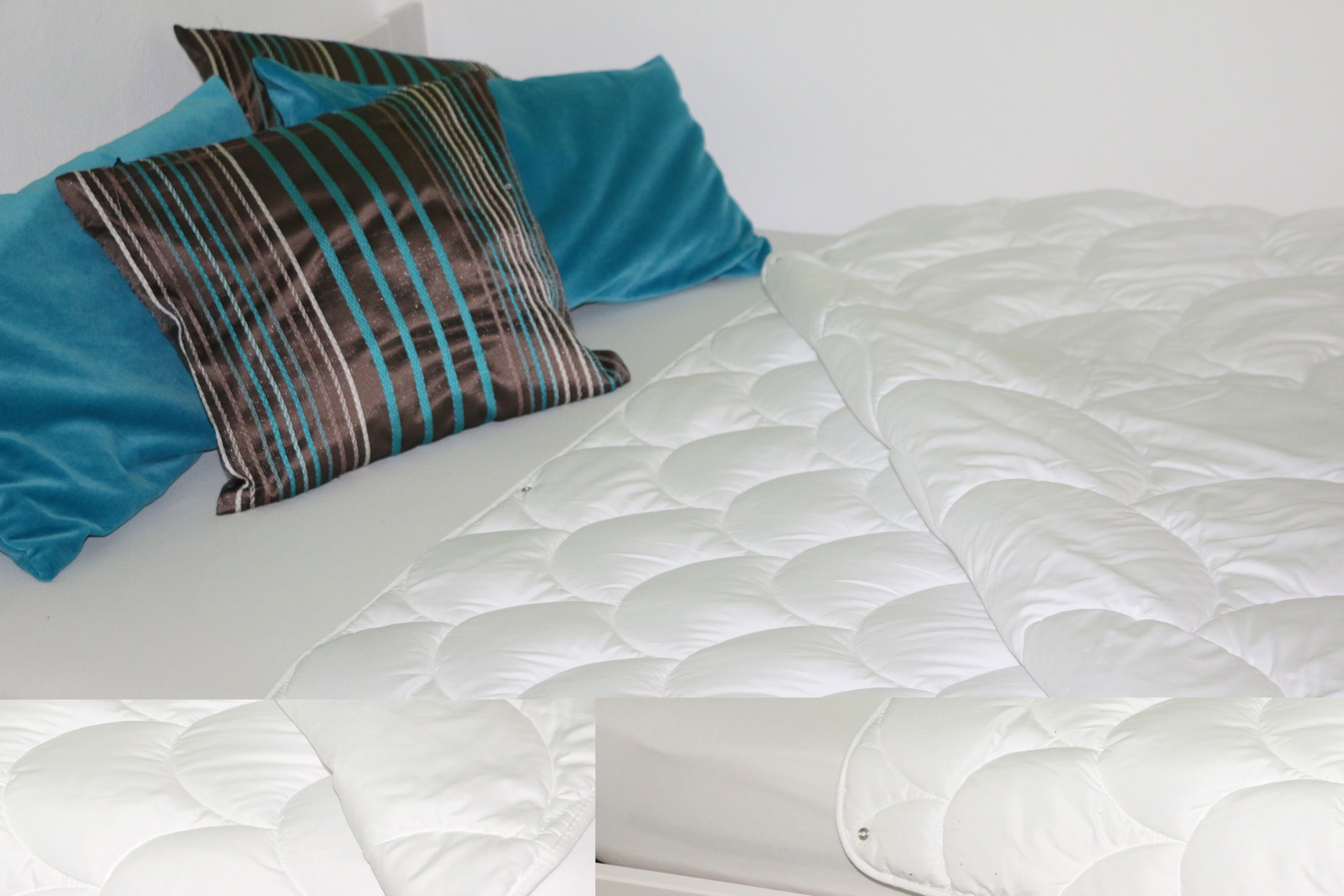 4-Jahreszeitenbett, ZOLLNER, Füllung: 100% Polyester, Bezug: 100% Polyester, 135 x 200 cm, vom Hotelwäschespezialisten