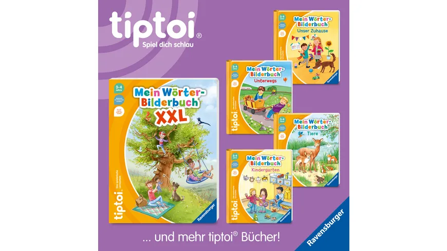 Ravensburger tiptoi - Mein Wörter-Bilderbuch Tiere
