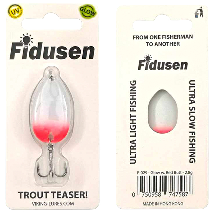 OGP Kunstköder Fidusen (White/Glow, 2,8 g)