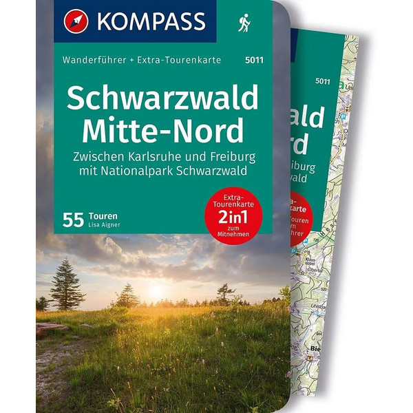 KOMPASS WANDERFÜHRER SCHWARZWALD NORD, 50 TOUREN