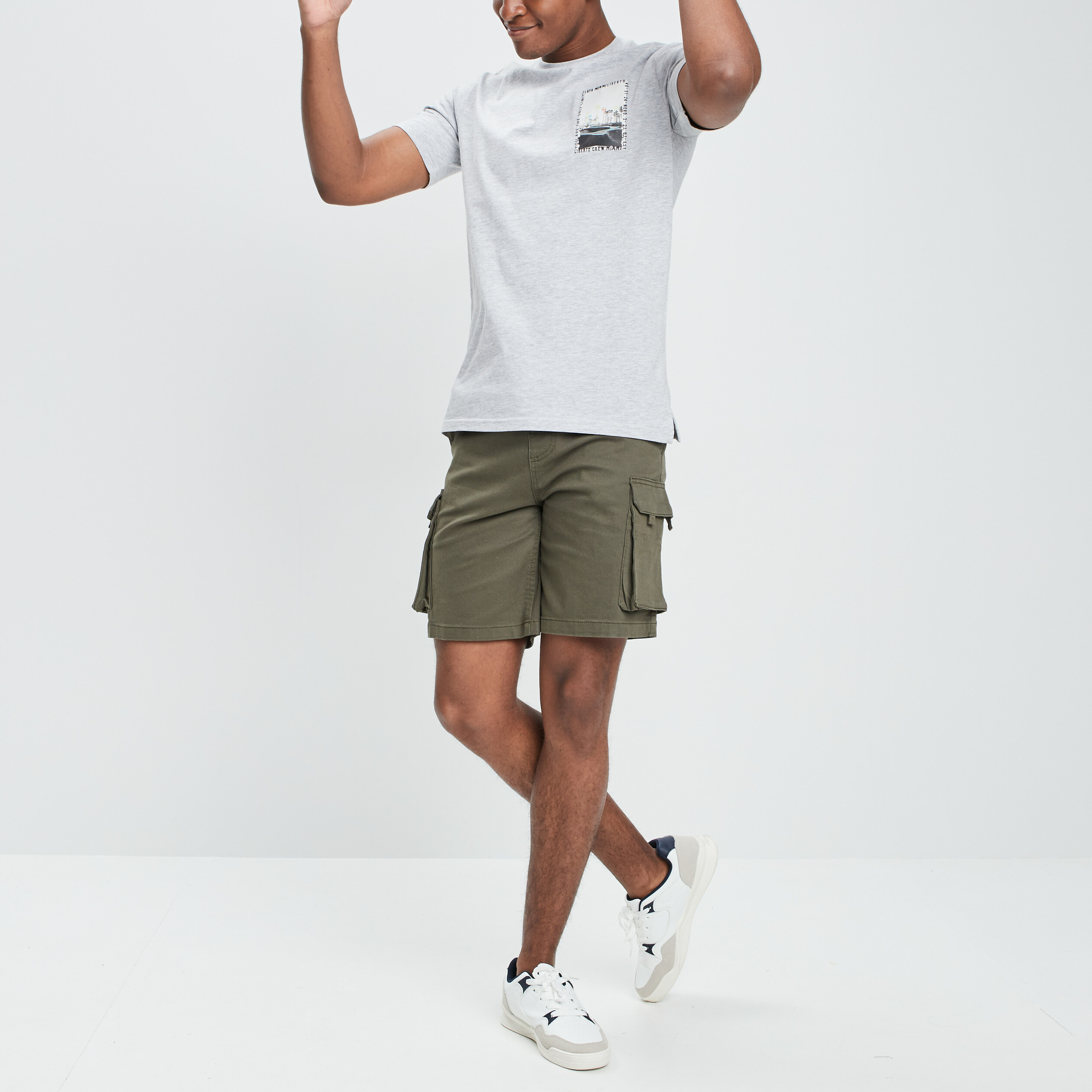 T-shirt Liberto gris clair homme | La Halle