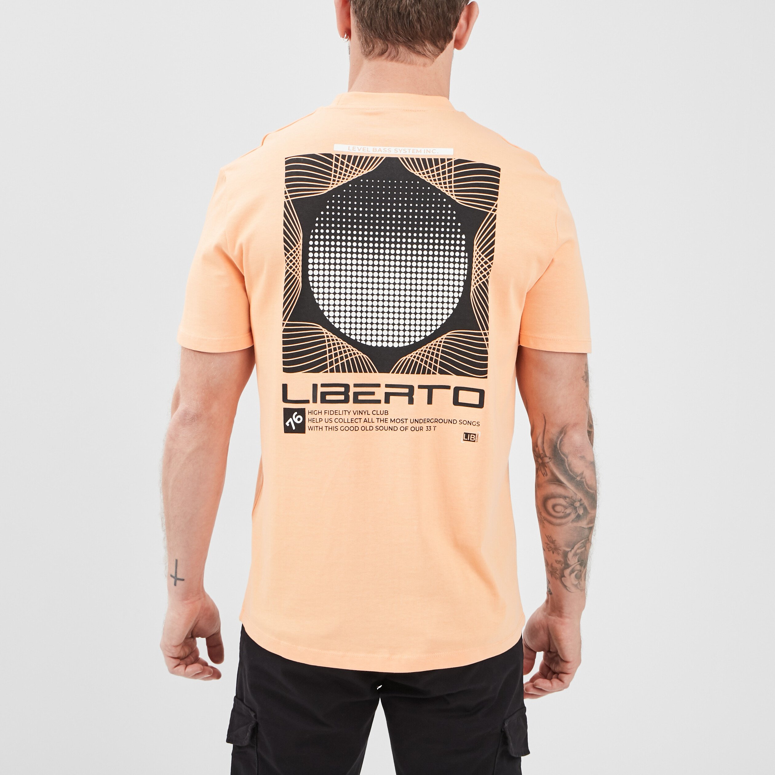 T-shirt Liberto orange homme | La Halle