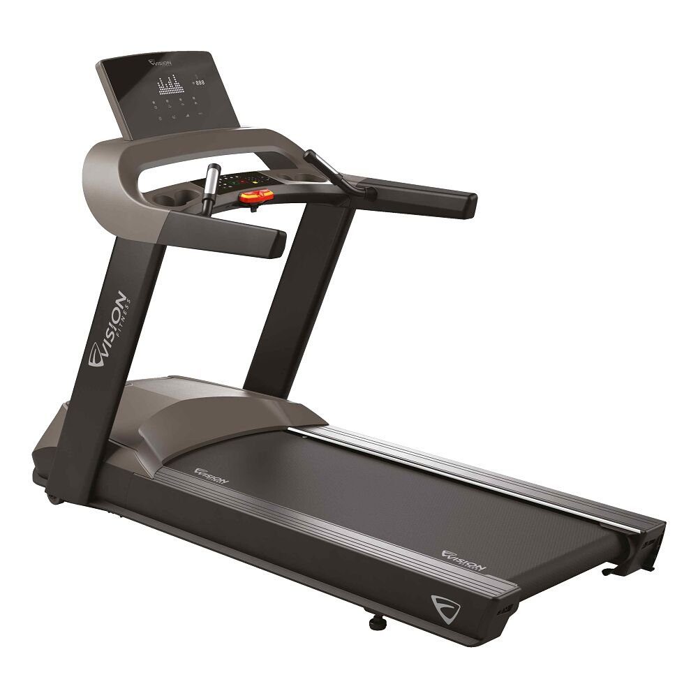 Vision Fitness Laufband Laufband T600, Stabilität und Langlebigkeit durch geschweißten Stahlrahmen